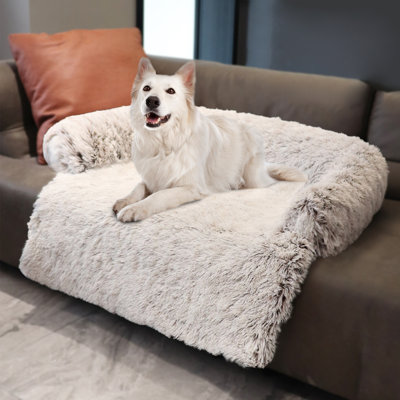 View of Tucker Murphy Pet™ Calming Furniture Protector Dog Bed, Waterproof Faux ...